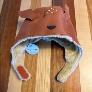 Donsje Amsterdam 100% premium leather, Deer Kapi Hat.